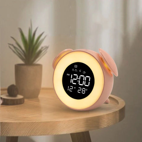 LED Digital Smart Alarm Clock - With Night Light & Voice Control