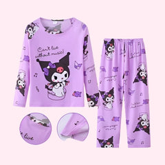 Lovable Cartoon Character Children Pajama Set – Soft & Comfortable Nightwear