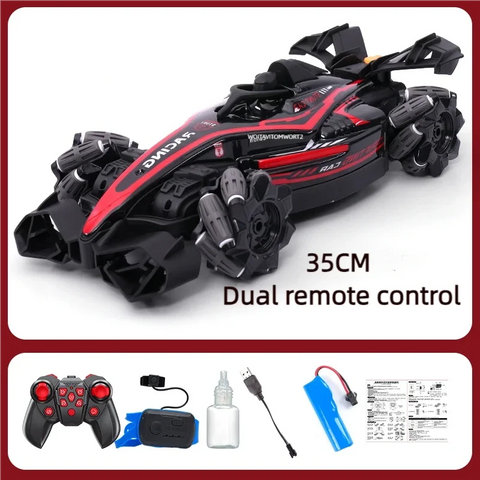 Dual Control RC LED Supercar  - High-Speed Stunt Drift!