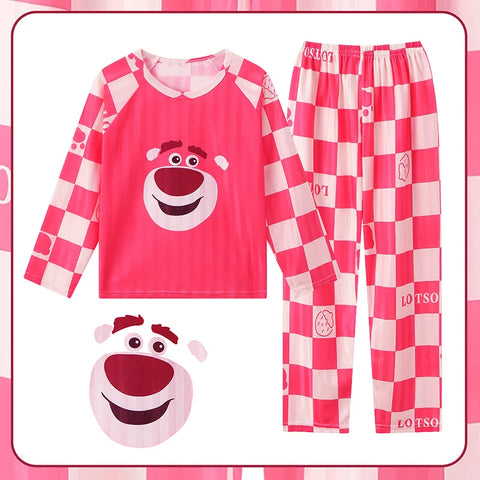 Comfortable Children's Pajama Set – Cute Cartoon Nightwear for Autumn and Winter