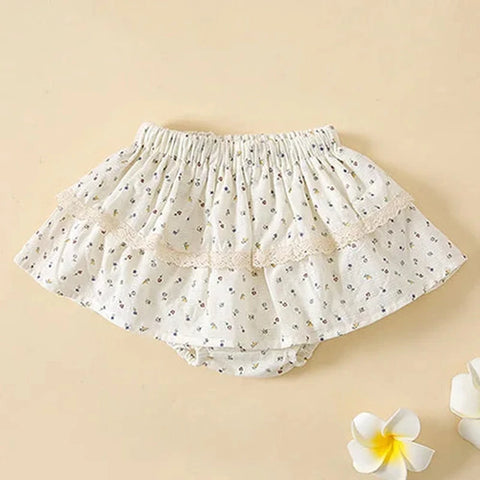 Summer Baby Girls PP Shorts – Cotton Solid Color Shorts