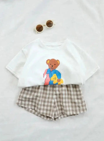 Children's Long-Sleeved Crewneck Blouse & Pants Set – Autumn Kids Clothing