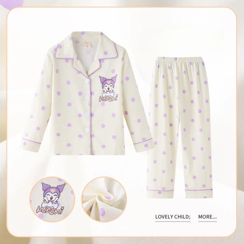 Cartoon Children Pajama Set – Adorable and Comfortable Sleepwear for Kids