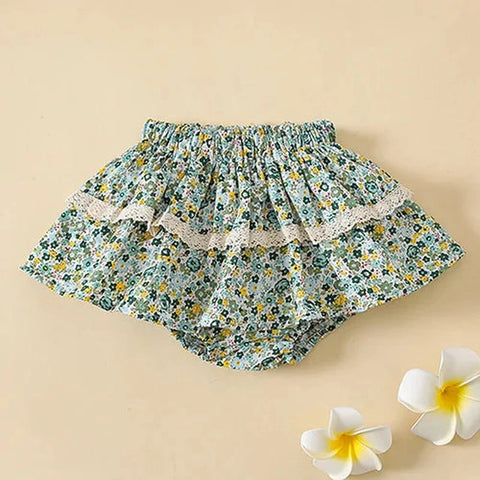 Summer Baby Girls PP Shorts – Cotton Solid Color Shorts