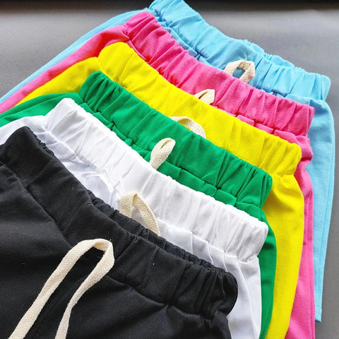 Summer Candy Color Kids Sports Shorts – Casual and Stylish Beachwear