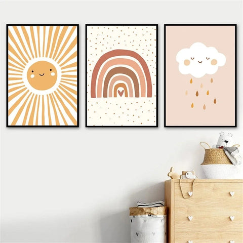 Aesthetic Canvas Prints - Perfect for Your Kid's Room Teeny Pandas