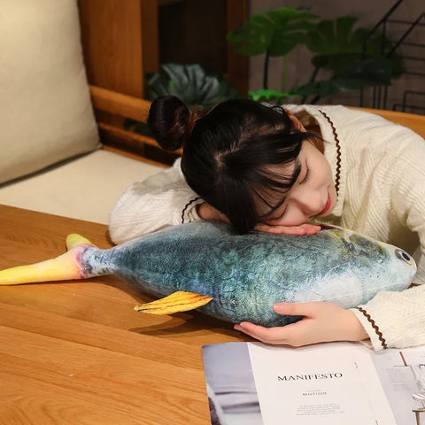 3D Simulation Fish Plush Toys – Creative Stuffed Fish Pillows