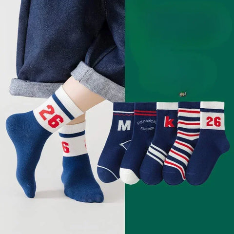 Kids' Tennis Series Sport Socks for Boys and Girls