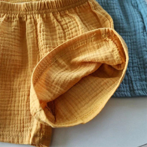 Baby Cotton Linen Shorts – Breathable Summer Shorts for Kids