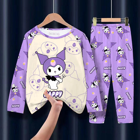 Kawaii Children Pajama Set – Cozy and Cute Autumn Sleepwear