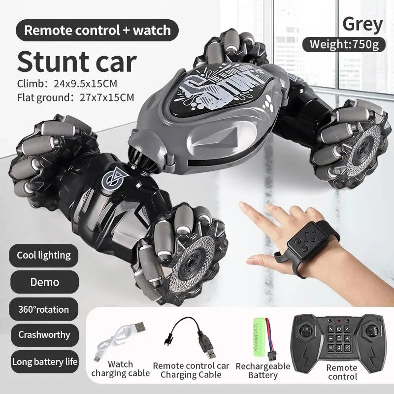 Gesture Sensing RC Car – Hand-Controlled 360° Stunt Car Teeny Pandas