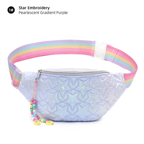 3D Embroidered Fanny Pack with Adjustable Strap