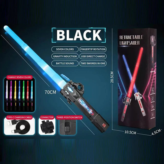 Spinning Lightsaber - Cosplay Battle Toy for Children Teeny Pandas