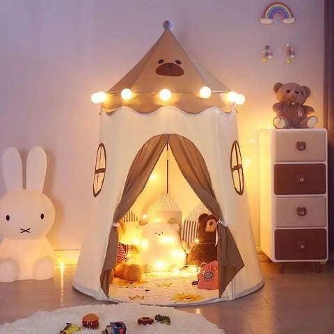 Cozy Nordic Play Tent for Kids - Transform Your Kids Room! Teeny Pandas