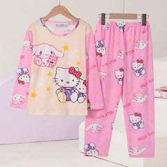 Lovable Cartoon Character Children Pajama Set – Soft & Comfortable Nightwear