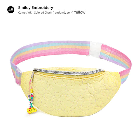 3D Embroidered Fanny Pack with Adjustable Strap