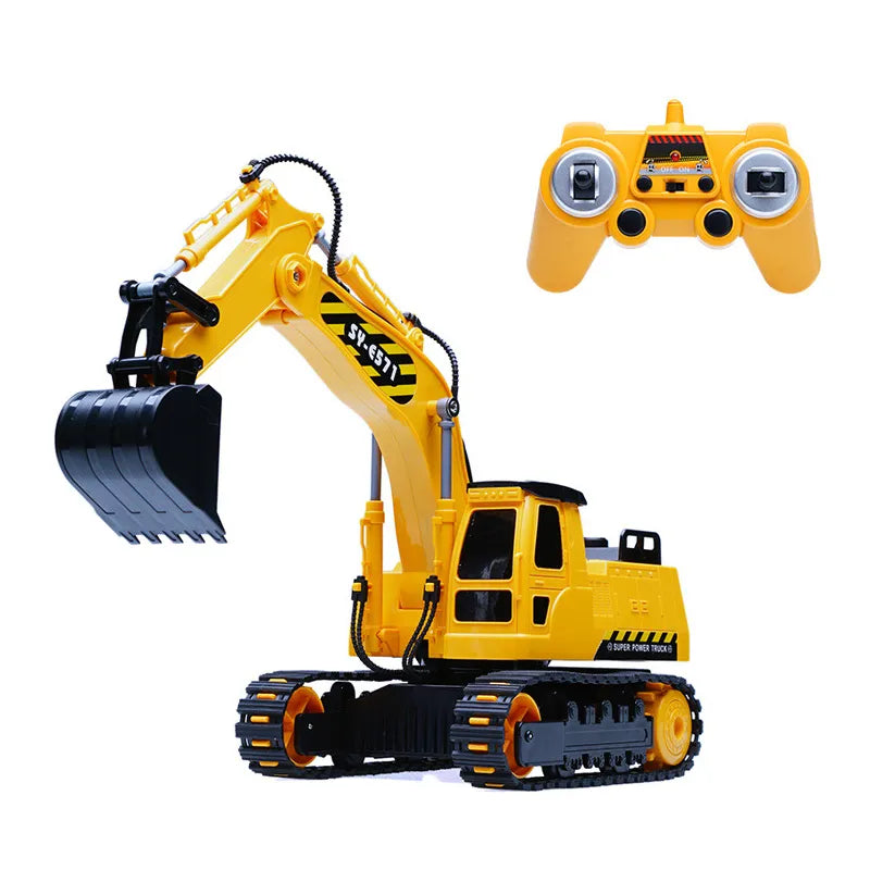 Remote Control Excavator Truck – Realistic RC Construction Vehicle Toy Teeny Pandas