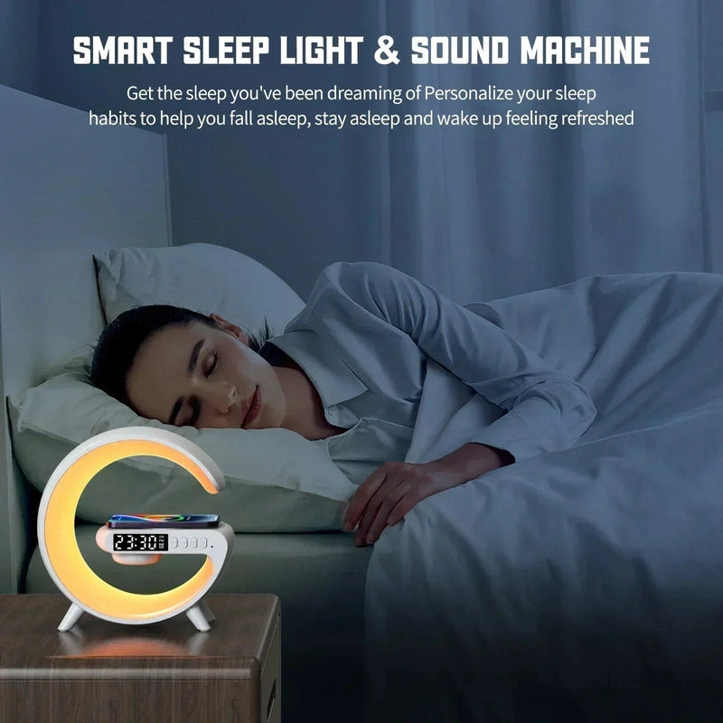 Smart LED Alarm Clock with Wireless Charging & Adjustable Night Light – Perfect Bedside Companion for Kids Teeny Pandas