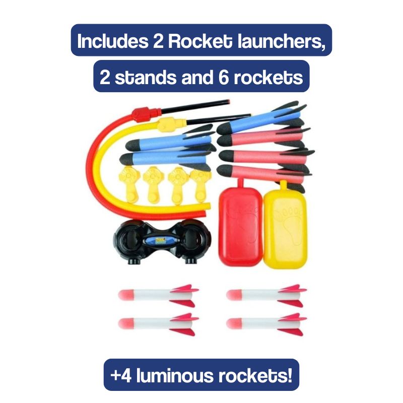 Soaring Foot Rocket Launcher – Ultimate Outdoor Fun for Kids! Teeny Pandas